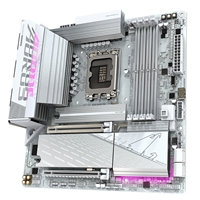 Gigabyte B860M AORUS ELITE WIFI6E ICE Intel 1851 Socket Motherboard, Micro-ATX, 4x DDR5 Slots, 3x M.2 Sockets, Fitted I/O Shield, 2.5GbE LAN, Wi-Fi 6E, 1x DisplayPort / 1x HDMI Port / 1x USB-C (USB4) - Image 6