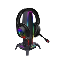 Marvo Scorpion HZ-10 Kobe 30 USB RGB Gaming Headset Stand and Hub (Black) - Image 4