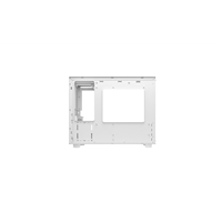 DeepCool CH160 PLUS Micro-ATX Mini Tower PC Case, Tempered Glass, Mesh Airflow Design, 240mm Radiator Support, USB-C & USB 3.0 Front I/O, GPU up to 342mm, White - Image 8
