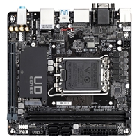 Gigabyte H610I Intel 1700 Socket Motherboard, Mini-ITX, 2x DDR5 Slots, 1x M.2 Socket, GbE LAN, 1x D-Sub / 2x DisplayPorts / 1x HDMI Port - Image 6