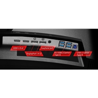 ASRock Phantom Gaming PG34QRT3A 34 Inch, WQHD 3440x1440, Curved Gaming Monitor, 180Hz 1ms (MPRT) Response Time, 2 x HDMI 2.0, 2 x DisplayPort 1.4, 1 x USB3.2 Gen1x1 Type-B, 4 x USB3.2 Gen1x1 Type-A, 1 x Headphone Out, Integrated Wi-Fi Antenna - Image 7