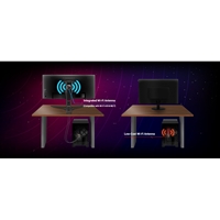 ASRock Phantom Gaming PG34QRT3A 34 Inch, WQHD 3440x1440, Curved Gaming Monitor, 180Hz 1ms (MPRT) Response Time, 2 x HDMI 2.0, 2 x DisplayPort 1.4, 1 x USB3.2 Gen1x1 Type-B, 4 x USB3.2 Gen1x1 Type-A, 1 x Headphone Out, Integrated Wi-Fi Antenna - Image 8