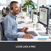 Logitech C920S HD Pro Webcam, Full HD 1080p/30fps Video Calling, Clear Stereo Audio, HD Light Correction, Privacy Shutter, Streaming, Works With Skype,Zoom,FaceTime - Black - Image 4
