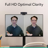 Logitech C920S HD Pro Webcam, Full HD 1080p/30fps Video Calling, Clear Stereo Audio, HD Light Correction, Privacy Shutter, Streaming, Works With Skype,Zoom,FaceTime - Black - Image 5