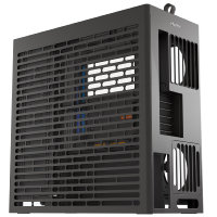 HAVN (HVN-CA-HS420-06) Black, Mid tower PC case, UniSheet glass, Up to 480mm GPU clearance, Supports up to 11 x 140mm fans, ATX, E-ATX, Micro-ATX, Mini-ITX - Image 2