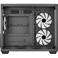 Aerocool (ACCS-ES02163.11) Mid-tower PC case, Versatile fan support, Tempered glass window, 410mm GPU clearance, RGB, Full coverage airflow, SimpliCable routing, ATX, E-ATX, Micro-ATX, Mini-ITX - Image 5