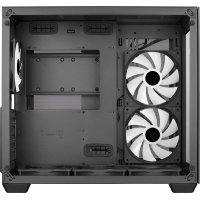 Aerocool (ACCM-ES01163.11) Mid tower PC case, Tempered glass, Up to 162mm GPU clearance, RGB, Included fans 2x 140 mm, 4x 120 mm, ATX, Micro-ATX, Mini-ITX - Image 5