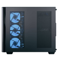 Aerocool (ACCM-PN01043.11) Dual-chamber PC case, Curved glass panelling, 4 x pre-installed 120mm ARGB fans, 450mm GPU clearance, Up to ATX motherboards, 3 x 2.5” and 2 x 3.5” bays, ATX, Micro-ATX, Mini-ITX - Image 4