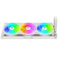 Thermaltake Retro 360 Ultra ARGB Sync AIO Liquid Cooler, CRT-style 3.7” LCD display, Triple 120mm ARGB Fans, Intel and AMD Support, White - Image 2