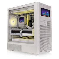 Thermaltake Retro 360 Ultra ARGB Sync AIO Liquid Cooler, CRT-style 3.7” LCD display, Triple 120mm ARGB Fans, Intel and AMD Support, White - Image 5