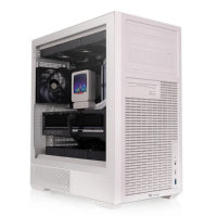Thermaltake Retro 360 TG Mid Tower ATX PC Case, Retro Style Front panel and a Tempered Glass Side panel , and supports up to a 360mm AIO for maximum cooling efficiency, Beige - Image 5