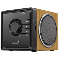 Genius SP-916BT One-piece Bluetooth Wood Speaker, Bluetooth 5.3, Built in Mic, USB-C Charging - Image 2