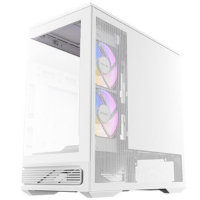 Antec Constellation C2M ARGB Micro-ATX PC Case, 270' Panoramic Tempered Glass, 240mm and 120mm ARGB PWM Fans, USB-C, 360mm Radiator Support, White - Image 4