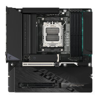 Gigabyte B850M AORUS STEALTH AMD AM5 Socket Motherboard, Micro-ATX, 4x DDR5 Slots, 3x M.2 Socket, Fitted I/O Shield, 5GbE LAN, Wi-Fi 7, 1x DisplayPort / 1x HDMI Port