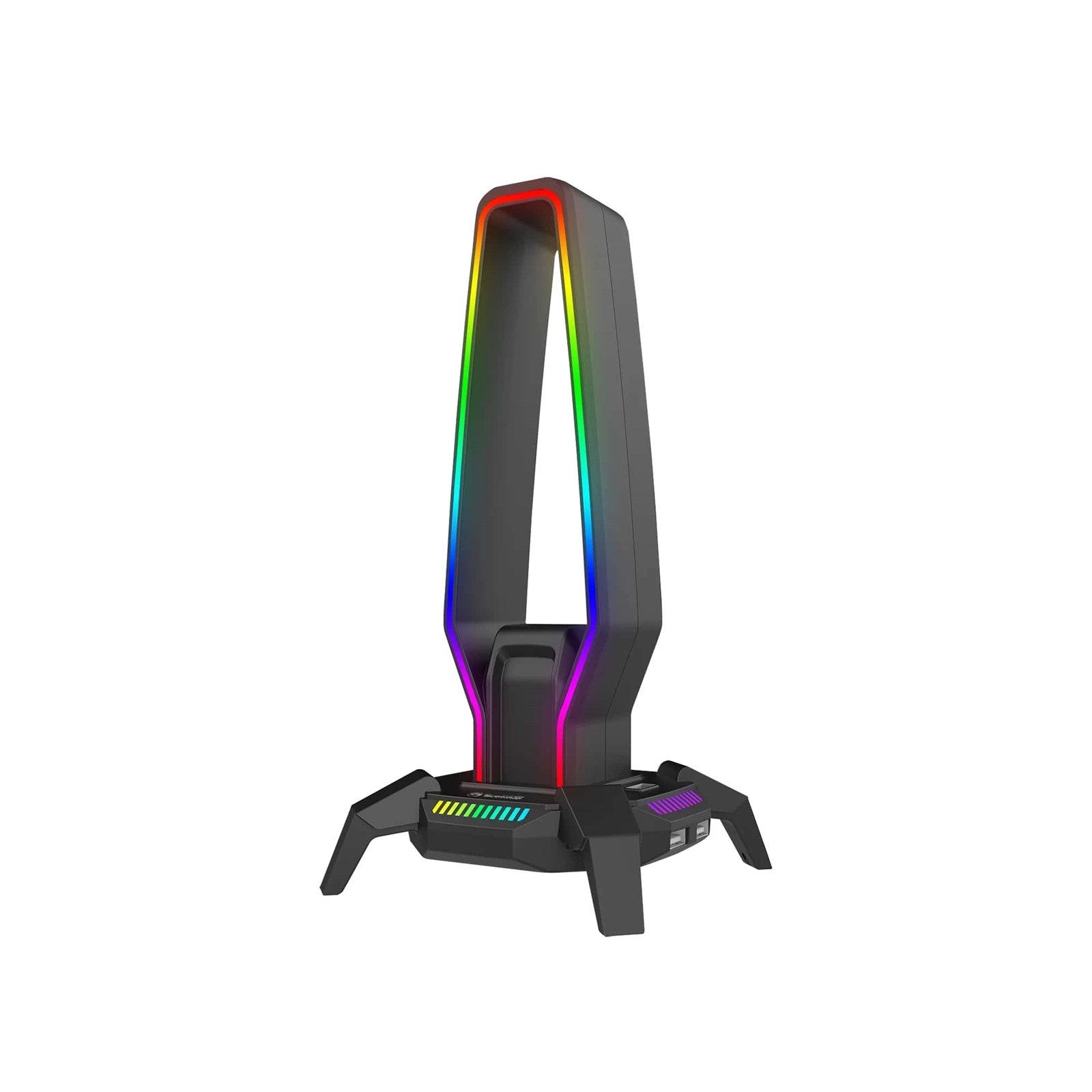 Marvo Scorpion HZ-10 Kobe 30 USB RGB Gaming Headset Stand and Hub (Black) - Image 3