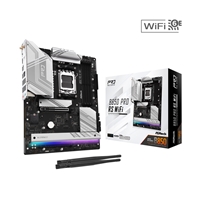 ASRock B850 Pro RS AMD AM5 Socket Motherboard, ATX, 4x DDR5 Slots, 4x M.2 Sockets, Fitted I/O Shield, 2.5GbE LAN, Wi-Fi 6E, 1x HDMI Port / 1x USB-C