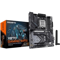Gigabyte X870 GAMING WIFI6 AMD AM5 Socket Motherboard, ATX, 4x DDR5 Slots, 3x M.2 Sockets, Fitted I/O Shield, 2.5GbE LAN, Wi-Fi 6, 1x HDMI Port / 1x USB-C (USB4)